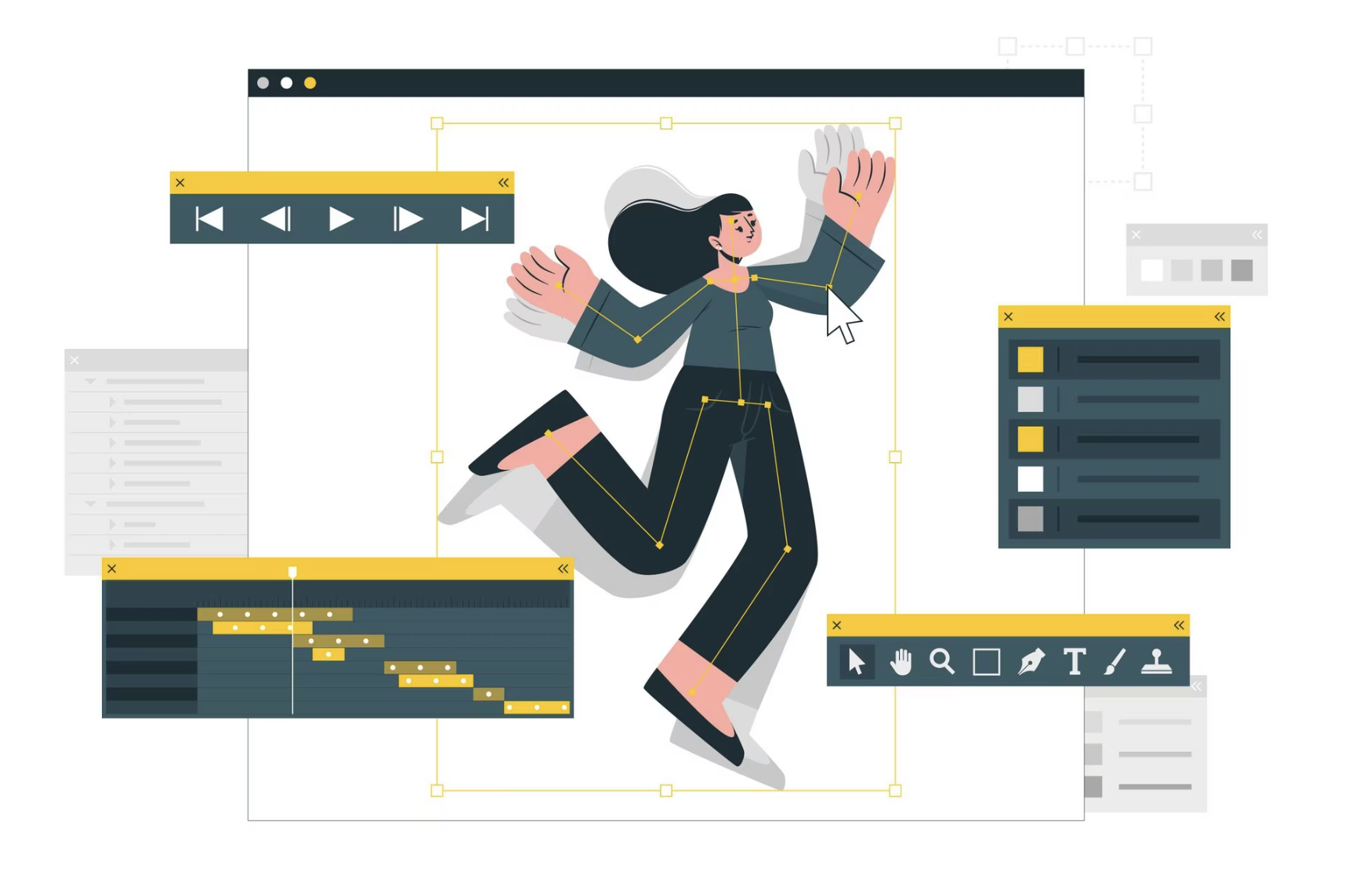 Vector animation concept